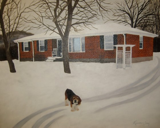 Memories Not Soon Forgotten; 18x24 oil on canvas. Commission piece